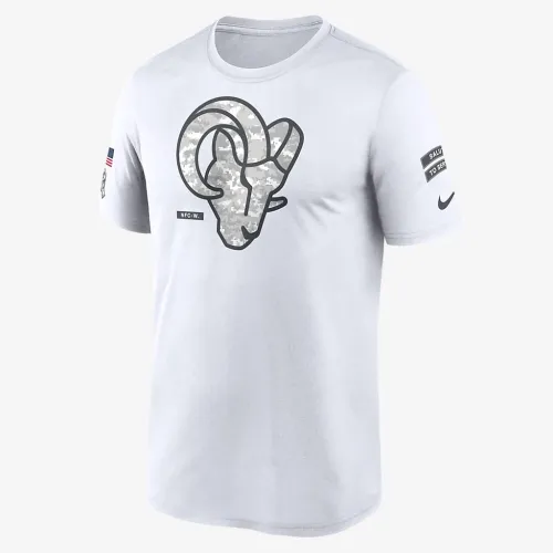 Los Angeles Rams Salute to Service Primary Edge Legend чоловічі Nike Dri-FIT NFL футболка колір білий