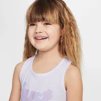 Nike Dri-FIT Sunny Swoosh Little детские Tank and шорты набор цвет фиолетовый