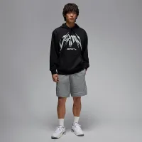 Nike Jordan Sport Crossover мужские Dri-FIT Pullover Fleece Толстовка с капюшоном цвет черный
