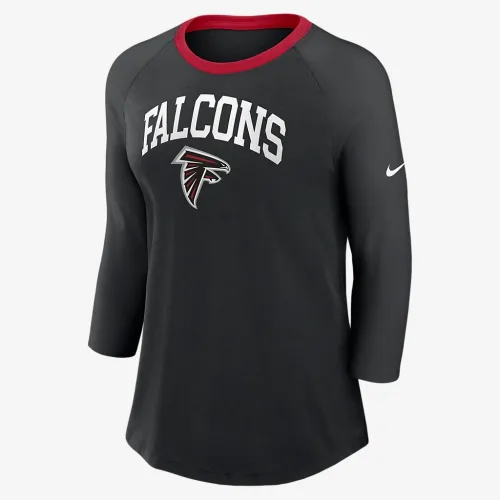 Atlanta Falcons жіноча Nike NFL 3/4-Sleeve футболка колір чорний