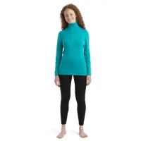 Кофта/футболка Icebreaker Merino 200 Oasis Long Sleeve Half Zip Thermal 1043808611 - зелена