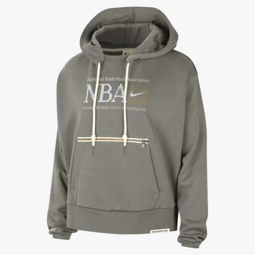 Team 31 Standard Issue женская Nike Dri-FIT NBA Pullover Толстовка с капюшоном цвет серый