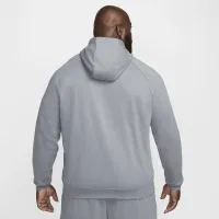 Nike Primary Fleece мужские Dri-FIT UV Full-Zip Performance Толстовка с капюшоном цвет серый