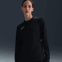 Nike Academy жіноча Dri-FIT Crew-Neck Long-Sleeve Soccer Top колір чорний