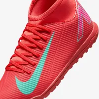 Nike Jr. Mercurial Superfly 10 Club Little/Big детские TF High-Top Soccer Кроссовки цвет красный