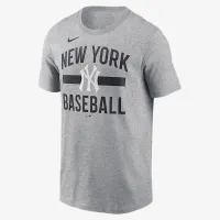 New York Yankees Arched чоловічі Nike MLB футболка колір сірий