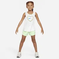 Nike Dri-FIT Happy Camper Little дитячі Mesh шорти комплект колір зелений