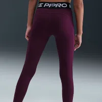Nike Pro Dri-FIT Big дитячі (Girls') лосіни колір червоний