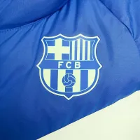 FC Barcelona Third Big детские Nike Soccer Synthetic-Fill Hooded Куртка синий