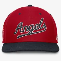California Angels Cooperstown Pro мужские Nike Dri-FIT MLB Adjustable Hat цвет красный