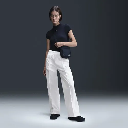 Nike Sportswear Everything Wovens женская Mid-Rise Open-Hem Pants цвет белый