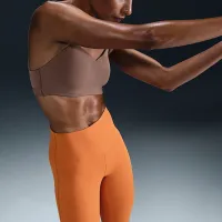 Nike Zenvy жіноча З високою талією Flaколір червоний лосіни Orange
