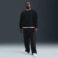 Nike Solo Swoosh мужские Fleece Crew цвет черный