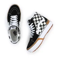 Кросівки Vans Sk8-Hi Stacked VN0A4BTWVLV1 - Чорно-Білі