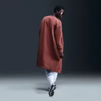 Nike Sportswear Phoenix Fleece женская оверсайз Long Cardigan цвет коричневый
