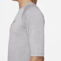 Nike Heather Big детские (для мальчиков) Half Sleeve Hydroguard цвет серый