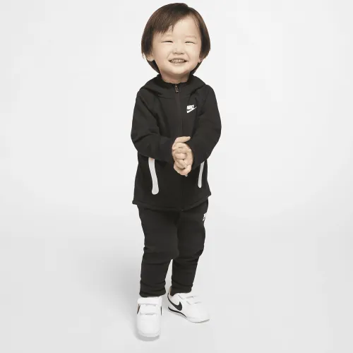 Nike Sportswear Tech Fleece Baby (12-24M) Толстовка с капюшоном and Pants набор цвет черный