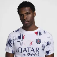 Paris Saint-Germain Academy Pro Away чоловічі Nike Dri-FIT Soccer Pre-Match Short-Sleeve Top колір білий