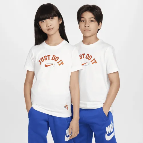 Nike Sportswear Big детские футболка цвет белый