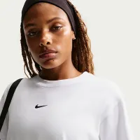 Nike Sportswear женская оверсайз Short-Sleeve футболка цвет белый