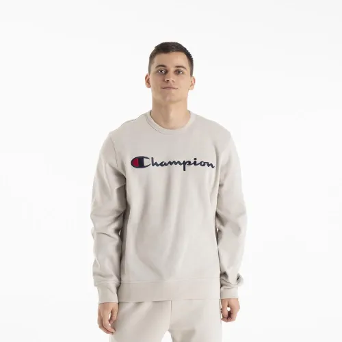 Кофта/футболка Champion Crewneck Icons 220254-ES057 - бежевая