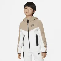 Nike Sportswear Tech Fleece Big дитячі (для хлопчиків) Full-Zip Толстовка з капюшоном колір білий
