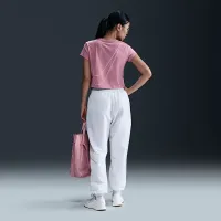 Nike Sportswear Club женская Short-Sleeve Cropped Graphic футболка Pink
