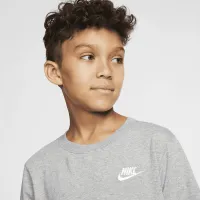 Nike Sportswear Big дитячі футболка колір сірий