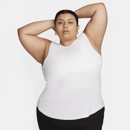 Nike One Classic женская Dri-FIT Tank Top (большие размеры) цвет белый