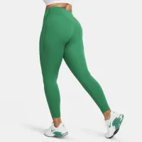 Nike Universa женская Medium-Support С высокой Талией 7/8 лосины с карманамицвет зеленый