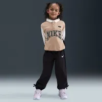 Nike Game Day Essentials Little детские French Terry Top цвет коричневый