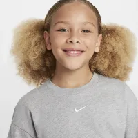 Nike Sportswear Essential Big детские (Girls') футболка цвет серый