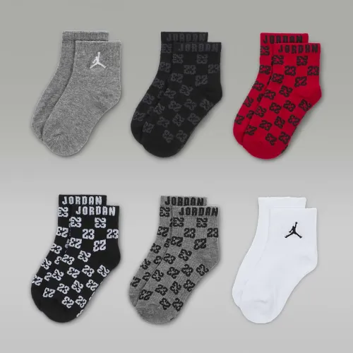 Nike Jordan Baby/Toddler носки (6 пары) цвет черный