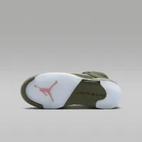 Nike Air Jordan 5 Retro Big детские Кроссовки цвет зеленый