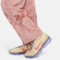 Nike Sportswear Club Fleece Big детские (Girls') French Terry Wide-Leg Pants Pink