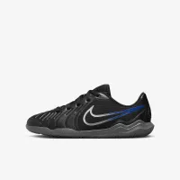 Nike Jr. Tiempo Legend 10 Club Little/Big детские Indoor/Court Low-Top Soccer Кроссовки цвет черный