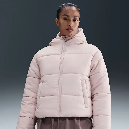 Nike Sportswear Classic Puffer женская Therma-FIT Loose Hooded Куртка Pink