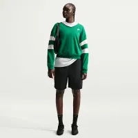 Nike Sportswear Club Fleece женская оверсайз V-Neck свитшот цвет зеленый