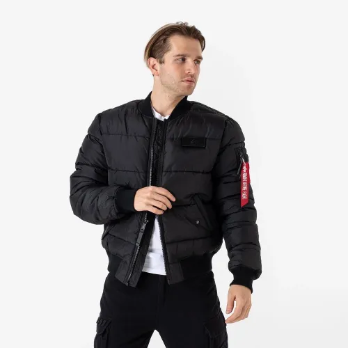 Куртка Alpha Industries MA-1 Puffer Bomber 13811603 - Чорна