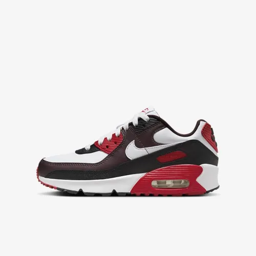 Nike Air Max 90 Big детские Кроссовки цвет красный