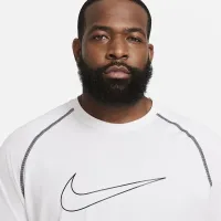 Nike Pro Dri-FIT чоловічі Slim Fit Short-Sleeve Top колір білий