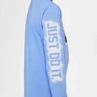 Nike Sportswear Powder Play Little дитячі Long Sleeve футболка блакитний