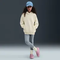 Nike Sportswear Club Fleece Big детские оверсайз Pullover Толстовка с капюшоном цвет коричневый