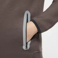 Nike Sportswear Tech Fleece Big детские (для мальчиков) Reflective Full-Zip Толстовка с капюшоном цвет коричневый