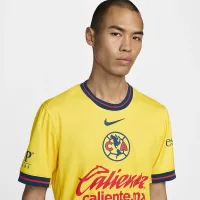 Club Америка 2024/25 Stadium Home мужские Nike Dri-FIT Soccer Replica Jersey Yellow