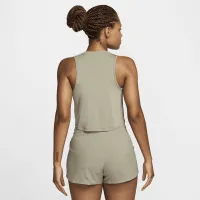 Nike One Classic женская Dri-FIT Cropped Tank Top цвет зеленый