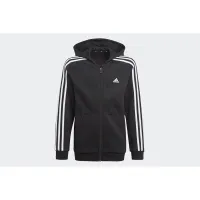Кофта/футболка adidas Essentials 3-Stripes Толстовка с капюшоном GQ8900 -  Черная