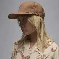 Nike Air Jordan Pro Unstructuцвет красный Flat Bill Hat цвет коричневый