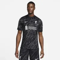 Liverpool FC Stadium Goalkeeper чоловічі Nike Dri-FIT Soccer Replica Short-Sleeve Jersey колір сірий