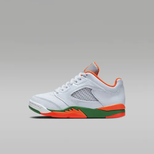 Nike Jordan 5 Retro Low Little дитячі Кросівки колір сірий
